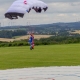 RC Skydiving parachute - Steven - Blue