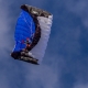 RC Skydiving parachute - Steven - Blue