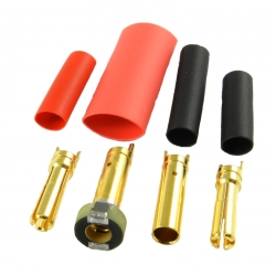 Jeti - Gold connectors M/F - 4mm Anti-spark (1 pair)