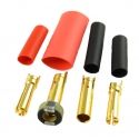 Jeti - Gold connectors M/F - 4mm Anti-spark (2 pairs)