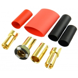 Jeti - Gold connectors M/F - 5.5mm Anti-spark (1 pair)