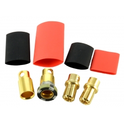 Jeti - Gold connectors M/F - 8mm Anti-spark (1 pair)