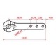 OPServos - Palonnier Aluminium 25T 45mm d3