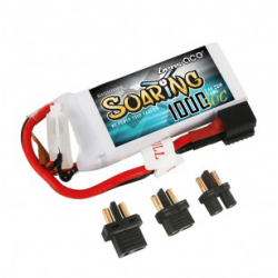 Lipo Gens Ace 1000mAh 7.4V 30C 2S1P mit EC3/XT60/T-plug