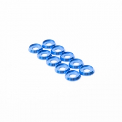 10x Rondelles anodisées  M3 - Bleue