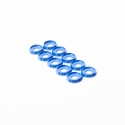 10x M3 Anodized washers - Blue