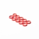 10x M4 Anodized washers - Orange