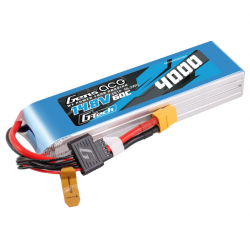 Gens Ace G-Tech 4000mAh 14.8V 60C 4S1P Lipo Battery Pack XT60