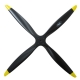 Fiala propeller 28/16 4-blades black R1-04