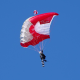 RC Skydiving parachute - Steven - Blue
