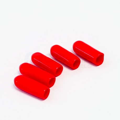 OPTronics - Capuchon d'interrupteurs pour radiocommande - Rouge x5