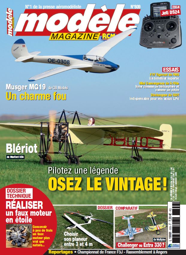 Modèle Magazine 809 : Essai de la Jeti DS24 par Opale Paramodles / Jeti France