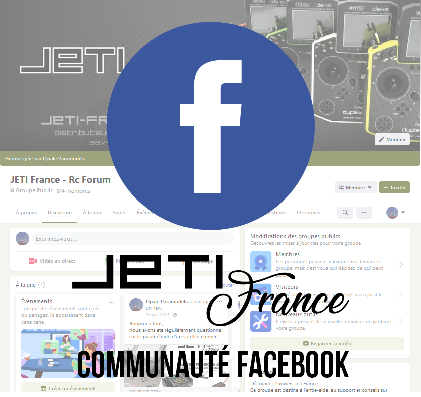 Join the JetiFrance group on facebook